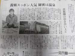 朝日新聞(東北欄) 朝刊掲載